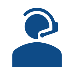 Icon customer service and support